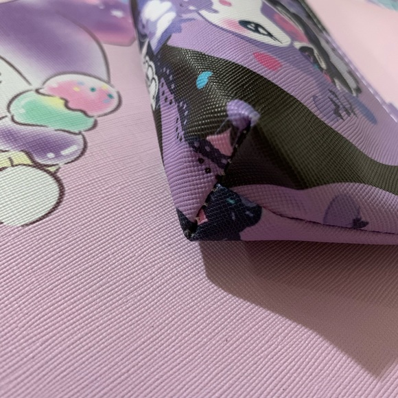 Kuromi Purple and Black Zip Pencil Pouch - Picture 12 of 14